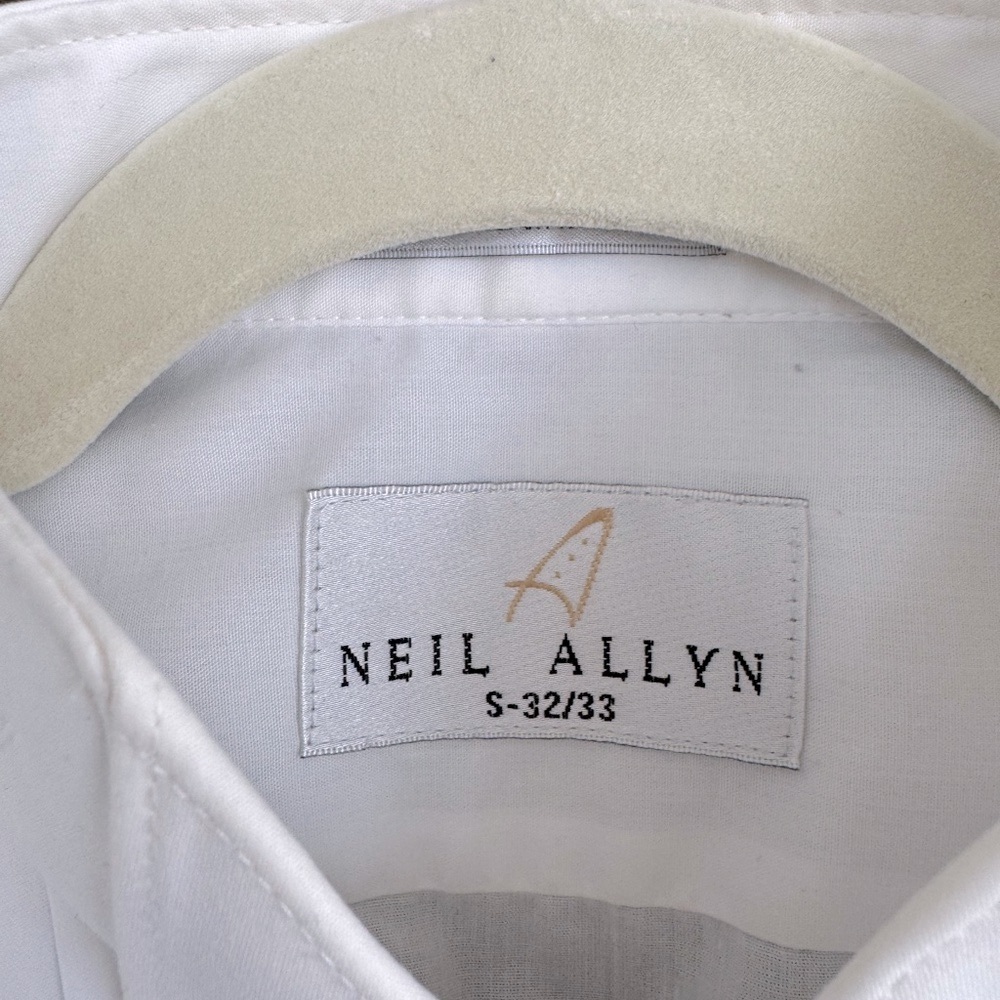 Neil Allyn Classic White Men's Dress Shirt